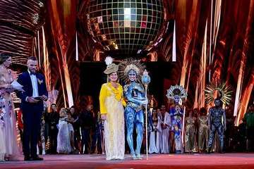 Tapicería Peñate, de Telde, se lleva el tercer premio del concurso de Maquillaje Corporal de 'Studio 54'/Lpcarnaval.